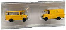 Brekina 1:87 MB L 406 D & O 309 Deutsche Bundespost Serie 21 Postbus Postwagen