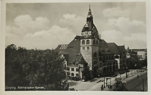Leipzig zoo 1920er - leipzig,