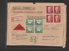 Deutsches Reich Nachnahme R-Brief Hohensalza nach Essen, 1944 #1103675