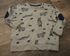 Pullover Pulli beige blau