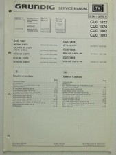 Grundig service manual cuc - grundig, tv