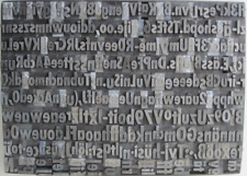 12,4 kg. Bleibuchstaben/Schriftsatz/Schriftblei