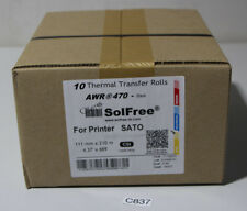 Solfree AWR470 111mm x 210m Thermotransferfolie, schwarz neu,versiegelt (C837)