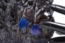 Edelstein Lapis Lazuli Hängeohrringe
