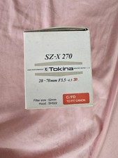 Tokina SZX 28-70mm F3.5-4.5 Makro Zoomobjektiv für Canon FD – mit Originalbox