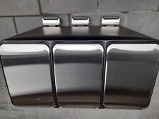 Treteimer 3x15 Liter  Edelstahl Mülleimer (aus Kundenretoure (M5)