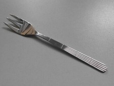 ABS Besteck rostfrei 18/8 DDR Kuchengabel Linien Striche EINZELVERKAUF!