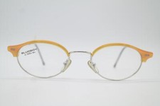 Vintage Brille BLUEBAY 18 Silber Braun Oval Brillengestell eyeglasses