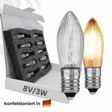 10x E10 8V/3W Ersatz für