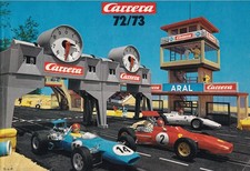 Carrera Vintage Prospekt 72/73 Slotcar Autorennbahn Modelle Strecken Zubehör 12S