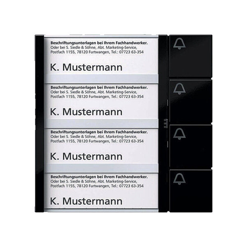 Siedle tasten modul fach - tasten-modul, 4-fach