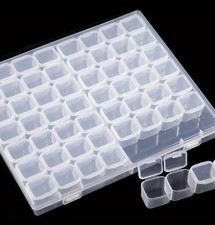 Aufbewahrung Box 56 Fach Organizer NailArt Perlen Schmuck Tabletten DIY Steine