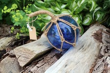 Deko Kugel blau Netz