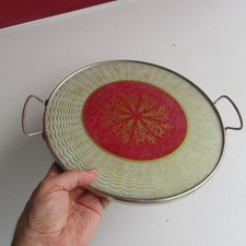 vintage Tortenplatte Kuchenplatte ca. 1960 mid centuries rockabilly gt. Zustand