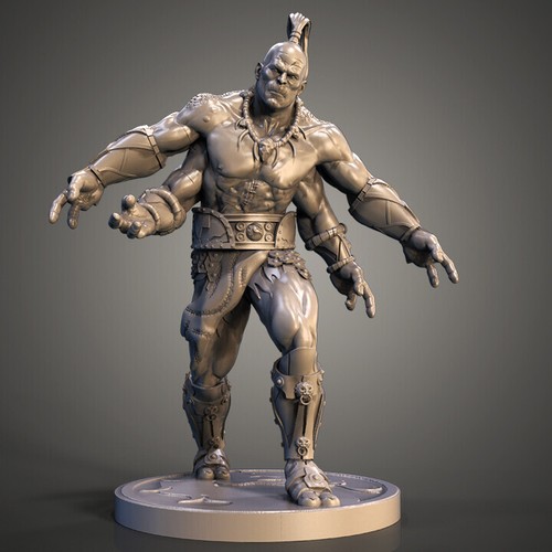 Printed resin goro - 3d,