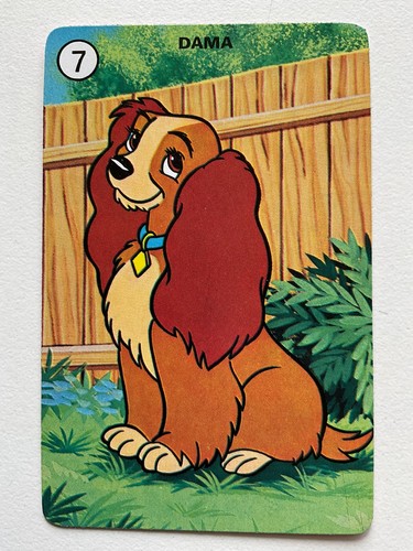 Disney trading card lady and - disney,,