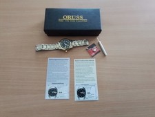 Damen-Armbanduhr mit Metallband - gold/silber - ORUSS - neuwertig