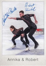Annika HOCKE/Robert KUNKEL - Deutschland, Bronze EM 2023 Eiskunstlauf, Original!