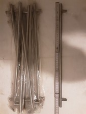 10x Möbelgriffe Edelstahl