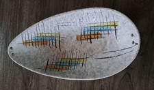 Keramik Schale 50er Jahre West-Germany 926, Länge 26,5 cm