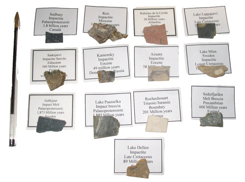 Meteoriten einschlagkrater - meteoriten,