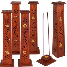 Holz Räucherstäbchenbox