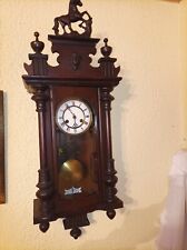 Antiker Regulator Gustav Becker Silesia Uhrwerk Wanduhr Pendeluhr Uhr um 1900