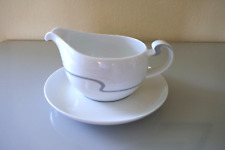 Rosenthal Studio Linie „Asimmetria Schiefer“ Sauciere mit Unterteller