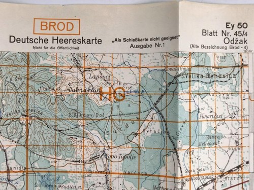 Deutsche heereskarte 1943 - heereskarte,