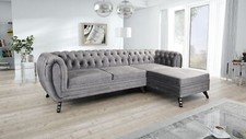 Edles Chesterfield Ecksofa