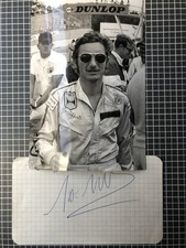 Original Autogramm Unterschrift Signatur Formel 1 F1 von Jo Siffert