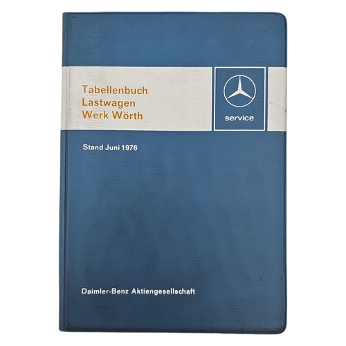 Tabellenbuch mercedes benz - tabellenbuch,