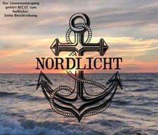 Aufkleber Anker Nordlicht für Wohnwagen, Wohnmobil, Auto und Motorrad