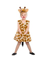 Giraffe Kleid mit Haarreif