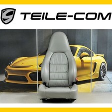 Porsche 996 Sitz/el.einstellbar/Raffleder Grafittigrau beschädigt RECHTS / seat