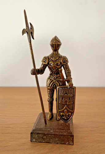 Ritter figur messing mit - ritter,