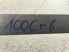 Messerstahl Klingenstahl Damast 100Cr6 102Cr6 1.2067 40 x 2,7 x 500 mm Stahl