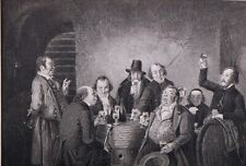 Lithografie Le fins Gourmets