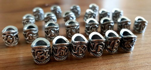 Stück runen bartperlen - , 24