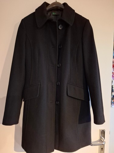 Damen benetton wollmantel - damen,