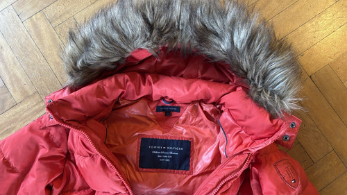 Tommy hilfiger winterjacke rot - winterjacke,