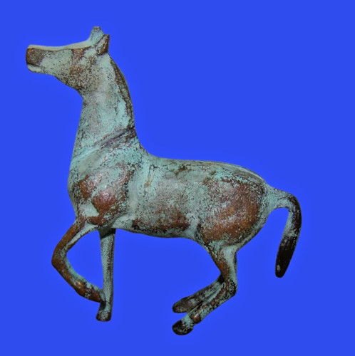 Bronze pferdefigur - bronze, im