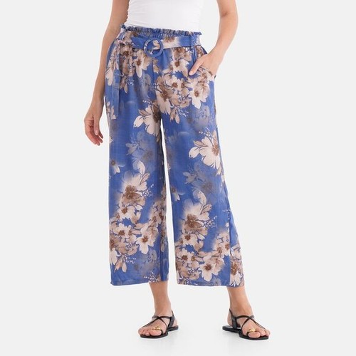 Damen palazzo hose blau - hose,