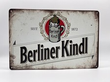 Blechschild Berliner Kindl 20x30cm Nostalgie Retro Reklame Vintage Geschenk Deko
