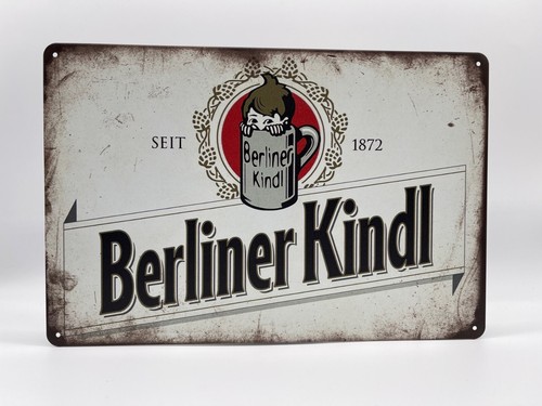 Blechschild berliner kindl - berliner,