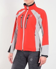 Haglöfs Jacke Funktionsjacke Damen Gr.40 Softshelljacke Stretch Rot 141814