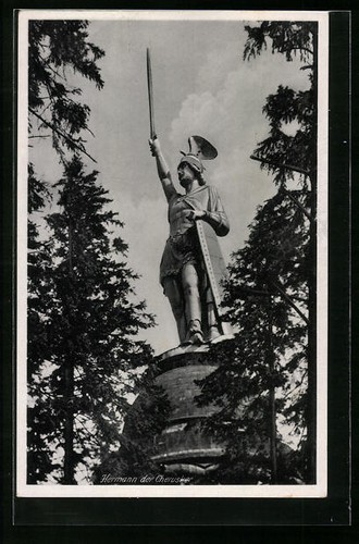 Hermannsdenkmal mit hermann - hermannsdenkmal,