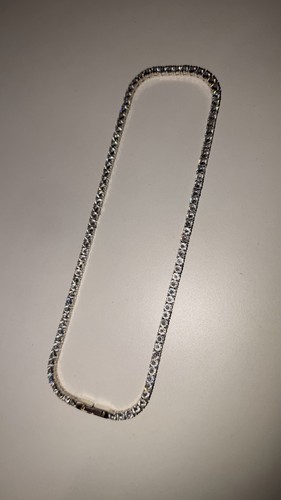Taipan silber tennis halskette - silber,