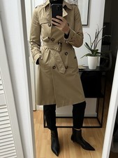 Massimo Dutti Trenchcoat der Farbe Camel Gr. S