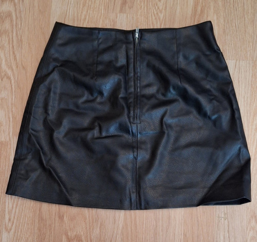 Damen minirock kunstleder - h&m,